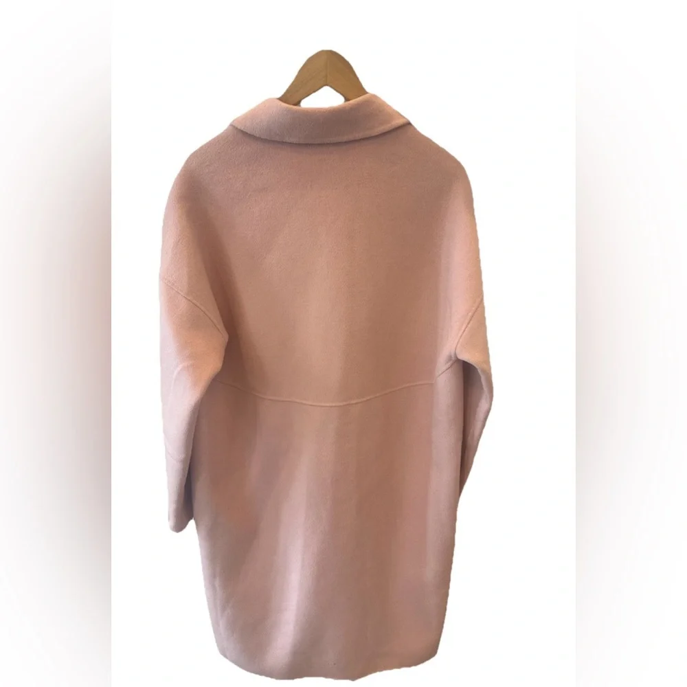 Belle & Bloom I’m Yours Blush Pink Wool Blend Coat Size M - Picture 5 of 9